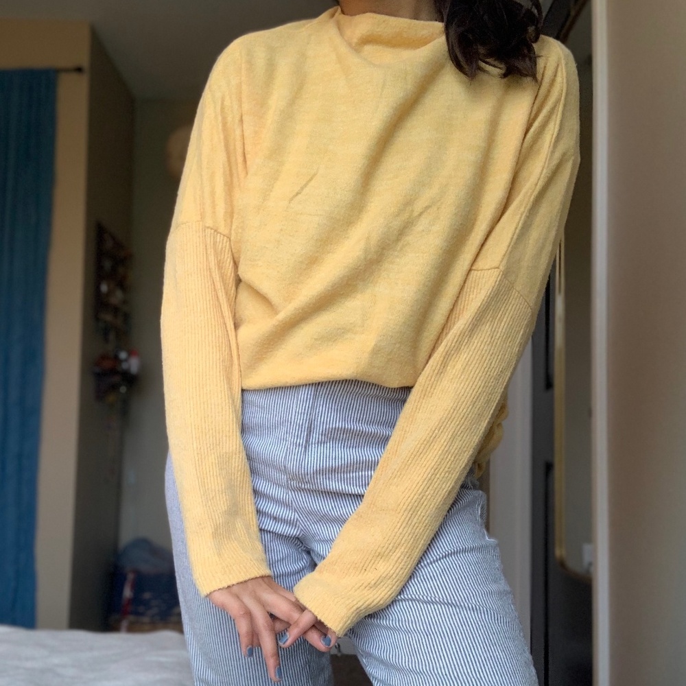 baby yellow soft sweater